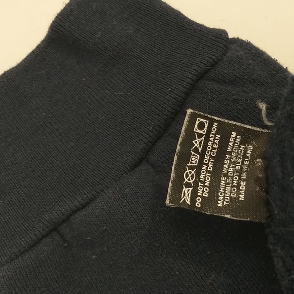 Vintage Sweatshirt The Audley Mayfair, London Screen Stars USA Navy Blue Unisex - Picture 5 of 7